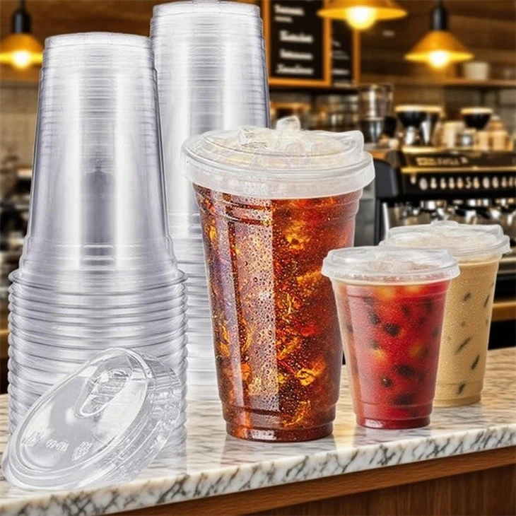 Disposable Clear PET Cups For Drinking factory