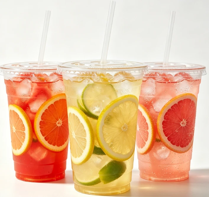 Wholesale Disposable Clear PET Cups For Cold Drinks