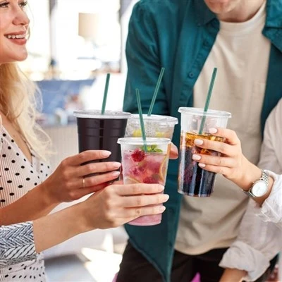 Disposable Clear PET Cups For Drinking